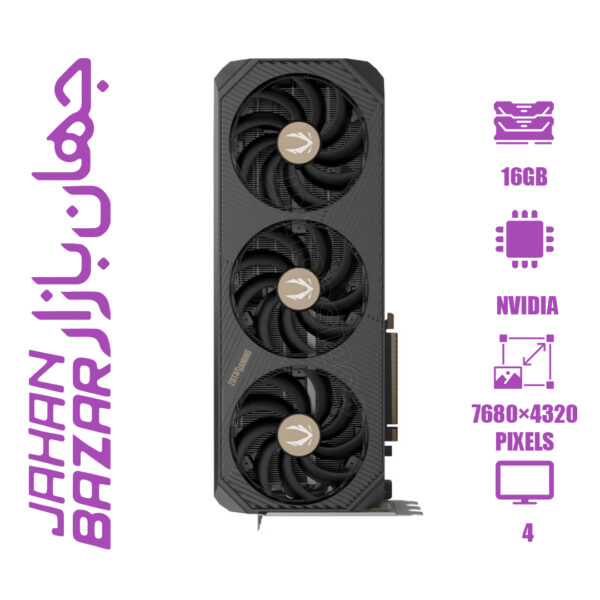 کارت گرافیک زوتک مدل ZOTAC GAMING GeForce RTX 5080 16GB SOLID ظرفیت 16 گیگابایت