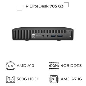 مینی کیس استوک HP EliteDesk 705 G3