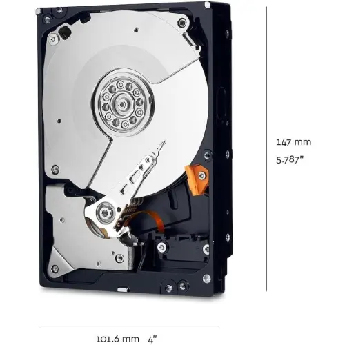 هارد اینترنال وسترن دیجیتال مدل WD4004FZWX ظرفیت 4 ترابایت