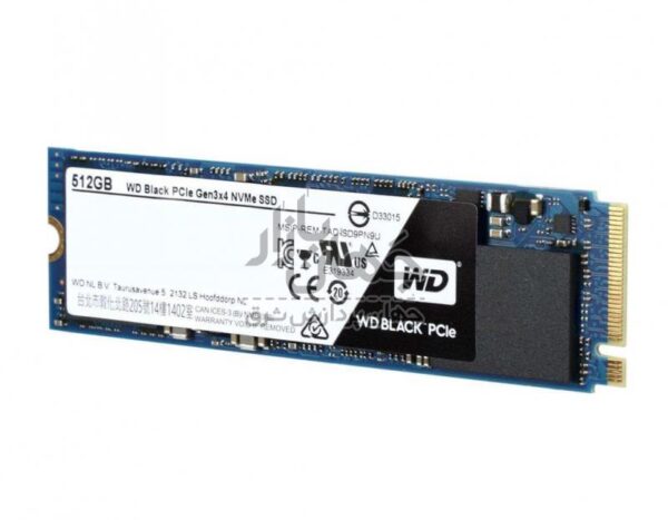 هارد اس اس دی وسترن دیجیتال WD Black NVMe 512GB ظرفیت 512 گیگابایت