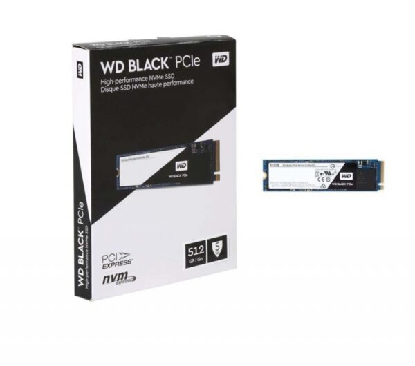 هارد اس اس دی وسترن دیجیتال WD Black NVMe 512GB ظرفیت 512 گیگابایت - Image 2