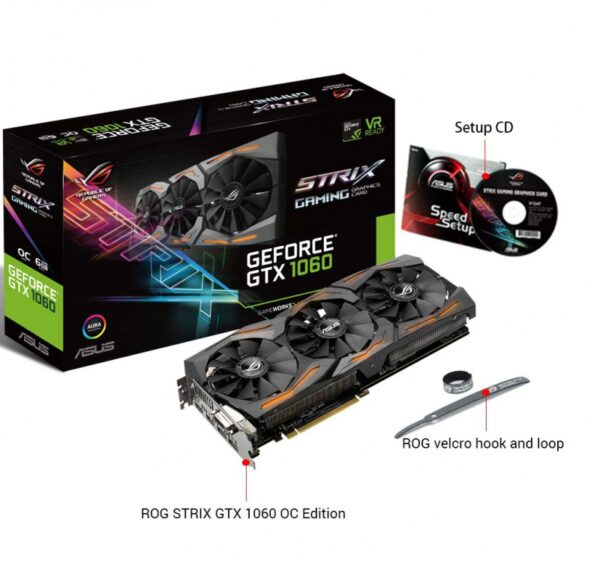 کارت گرافیک ایسوس Asus GTX 1060 ROG STRIX O6G - Image 4