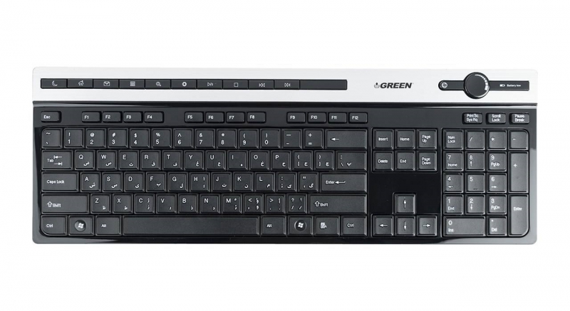 کیبورد و ماوس وایرلس گرین GKM-505W - Image 6