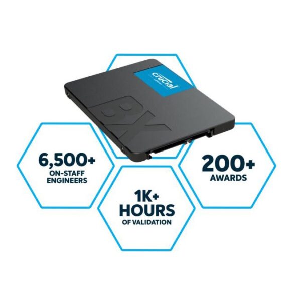 حافظه اس اس دی اینترنال کروشیال مدل Crucial BX500 ظرفیت 240 gb - Image 2