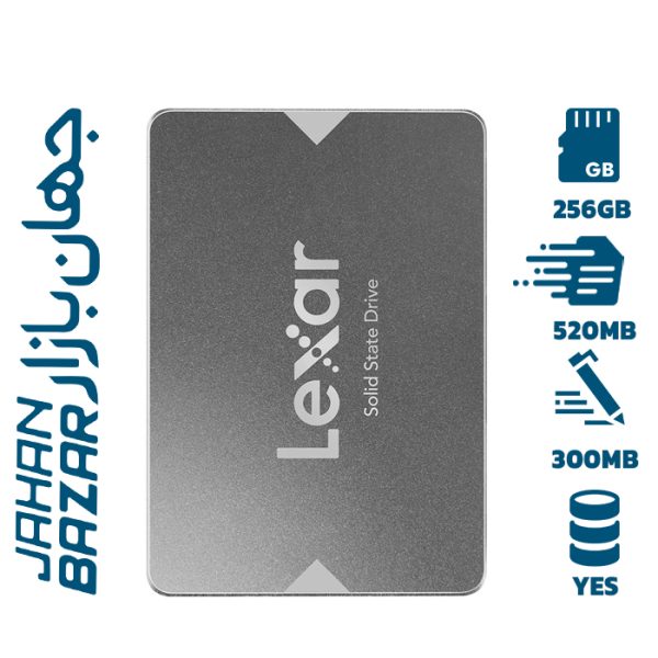 حافظه اس اس دی لکسار مدل ان اس 100 با ظرفیت 256 گیگابایت