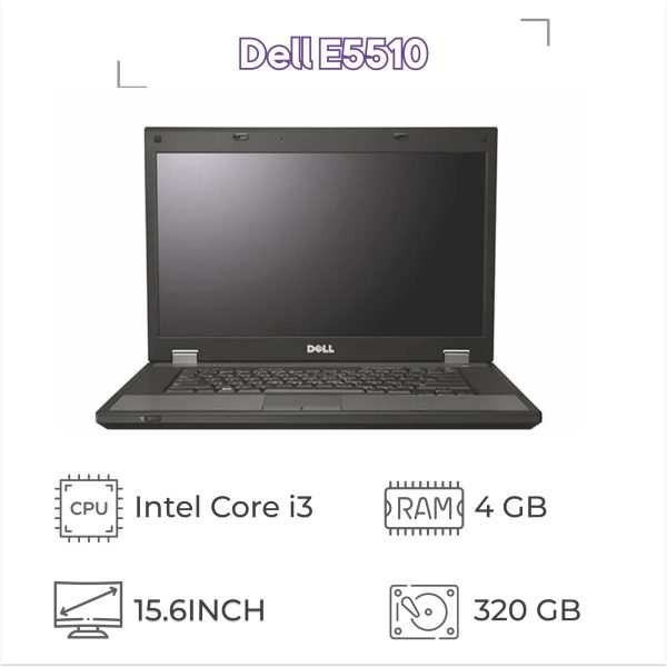 لپ تاپ استوک 15 اینچ دل مدل Dell E5510