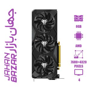 کارت گرافیک استوک گیمینگ XFX AMD Radeon RX 590 GME با ظرفیت 8 گیگابایت بدون کارتن