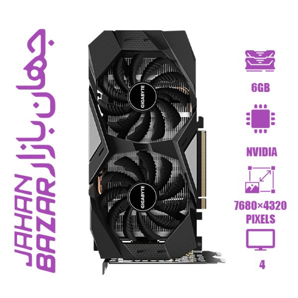 کارت گرافیک گیمینگ GeForce GTX 1660 Ti OC ظرفیت 6 گیگابایت