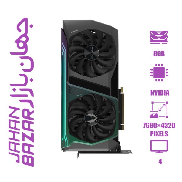 کارت گرافیک گیمینگ زوتک GeForce RTX 3070 AMP Holo ظرفیت 8 گیگابایت