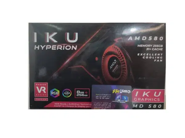 کارت گرافیک rx 580 iku ظرفیت 8 گیگابایت