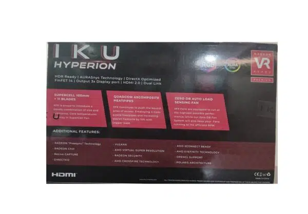 کارت گرافیک rx 580 iku ظرفیت 8 گیگابایت - Image 2