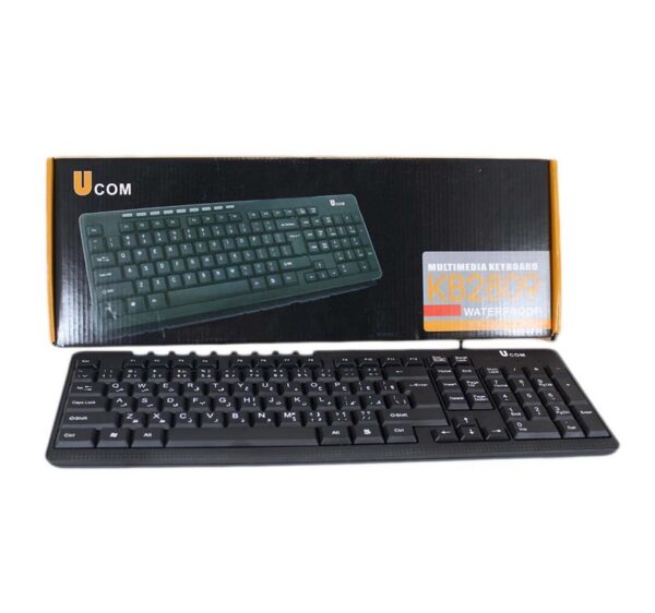 کیبورد حروف فارسی یوکام مدل KB-2809 - Image 2
