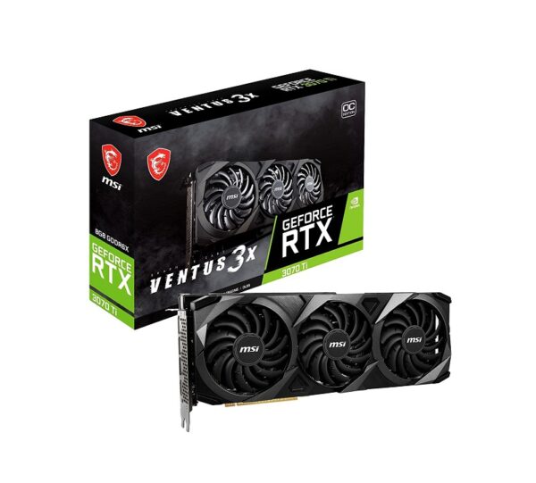 کارت گرافیک ام اس ای GeForce RTX 3070 Ti VENTUS 3X ظرفیت 8 گیگابایت
