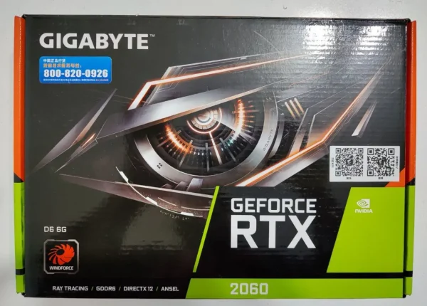 GeForce RTX 2060 GIGABYTE 6GB