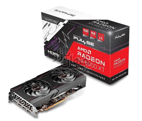 کارت گرافیک سافایر PULSE AMD Radeon RX 6600 XT ظرفیت 8 گیگابایت