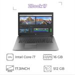 لپ تاپ استوک 17 اینچ اچ پی ZBook 17 G3 نسل 6 8گیگ گرافیک
