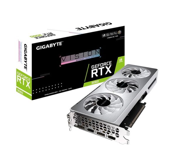 کارت گرافیک گیگابایت GeForce RTX 3060 VISION OC