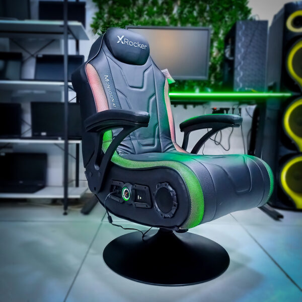 صندلی گیمینگ ایکس راکر مانسون X-Rocker Monsoon RGB 4.1 (اپن باکس)