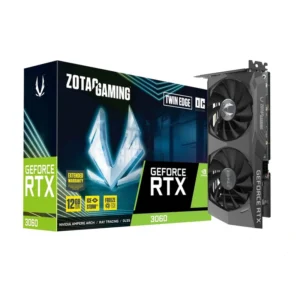 کارت گرافیک استوک زوتک GeForce RTX 3060 TWIN EDGE ظرفیت 12 گیگابایت