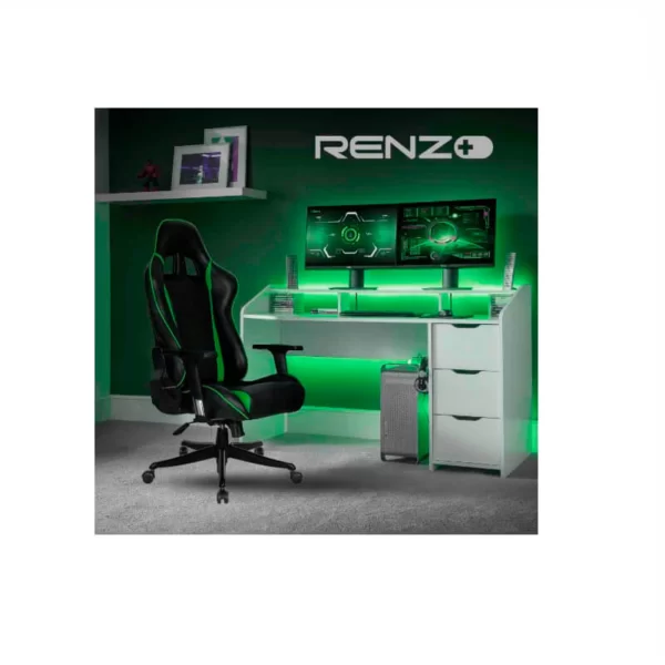 صندلی گیمینگ رنزو Gaming Chair Renzo Green - Image 6