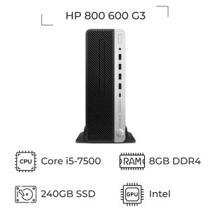 مینی کیس استوک اچ پی HP 800 G3 با کانفیگ i5-8-240