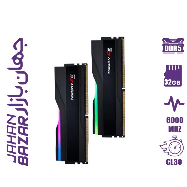 رم جی اسکیل 32 گیگ Trident Z5 RGB Black 16GBx2 6000MHz CL30 DDR5