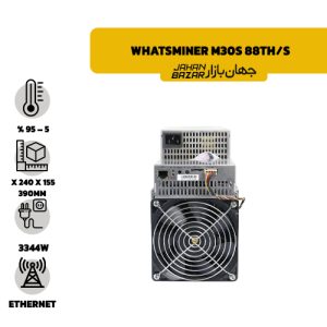 ماینر استوک میکرو بی تی Whatsminer M30S 88Ths