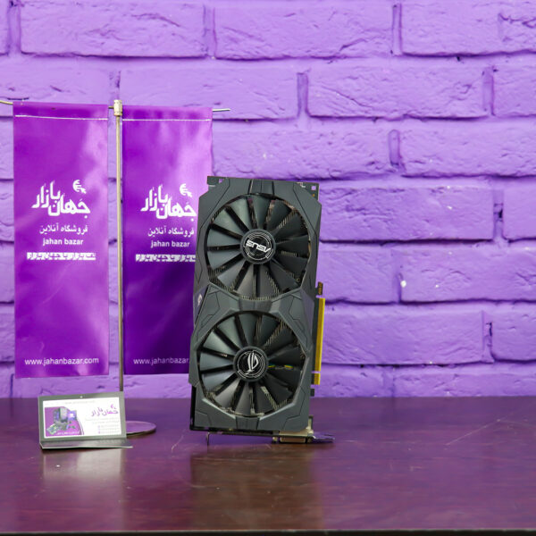 کارت گرافیک استوک ایسوس ASUS ROG STRIX RX580 ظرفیت 8 گیگابایت