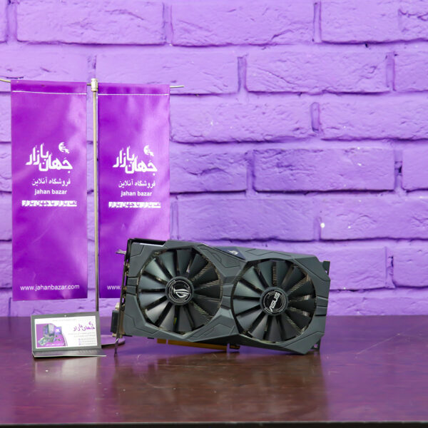 کارت گرافیک استوک ایسوس ASUS ROG STRIX RX580 ظرفیت 8 گیگابایت