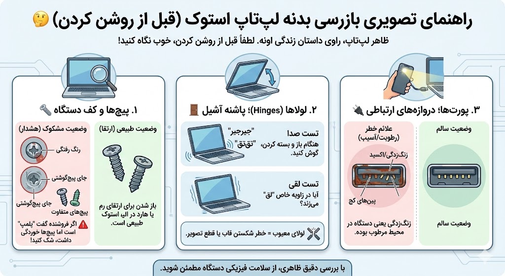 ظاهر لپ تاپ