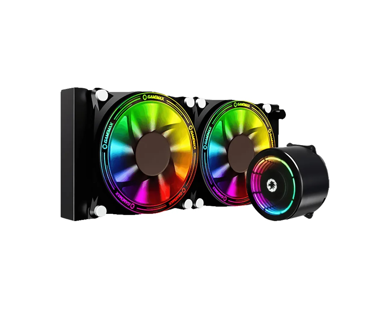 خنک کننده پردازنده گیم مکس GameMax Ice Chill 240 Rainbow ARGB