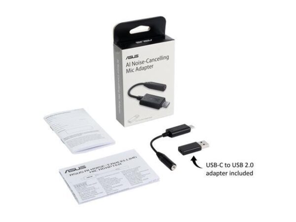 آداپتور میکروفن لغو کننده نویز ایسوس  ASUS AL NOISE MIC ADAPTER - Image 4