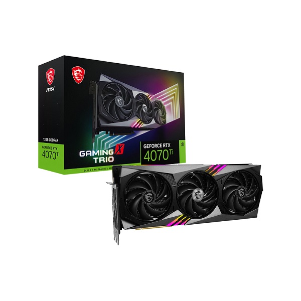 کارت گرافیک ام اس آی RTX 4070Ti GAMING X TRIO ظرفیت 12 گیگابایت