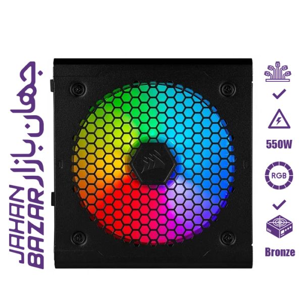 پاور کورسیر Corsair CX550F RGB Bronze