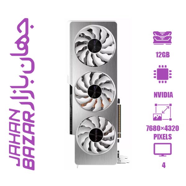 کارت گرافیک استوک گیگابایت GeForce RTX 3080 Ti VISION OC 12G ظرفیت 12 گیگابایت