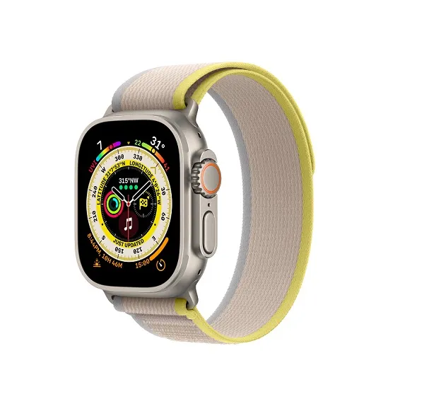 ساعت هوشمند اپل واچ سری اولترا تریل مدل Apple Watch Ultra 49mm Trail yellow