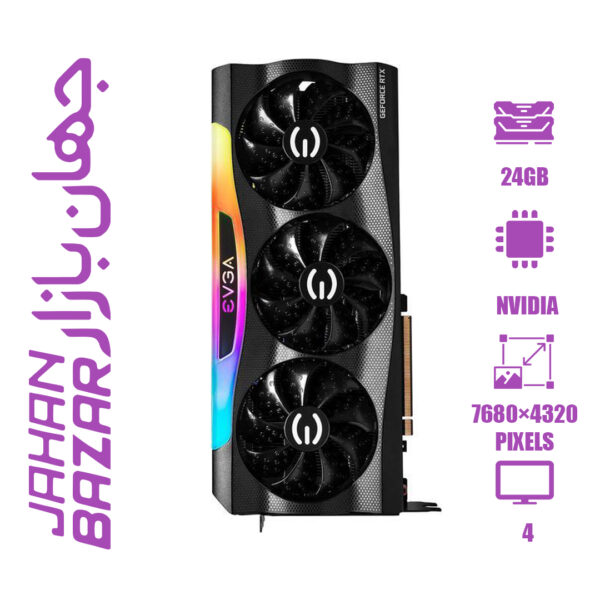 کارت گرافیک استوک ایی وی جی ای EVGA RTX 3090 FTW3 ULTRA 24GB