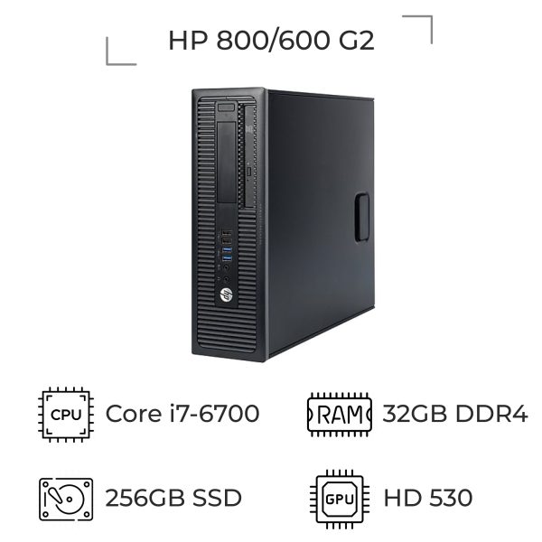 کیس استوک HP ProDesk 600 G2 پردازنده i7 نسل 6