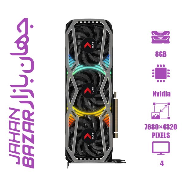 کارت گرافیک استوک پی ان وای PNY RTX 3070 ti XLR8 8GB