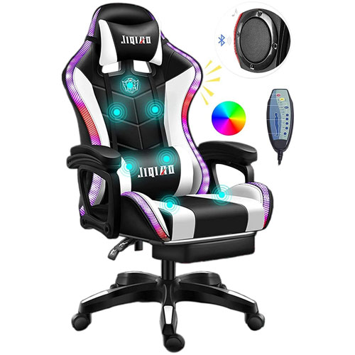  صندلی گیمینگ ماساژور استارت گیم با نور پردازی RGB