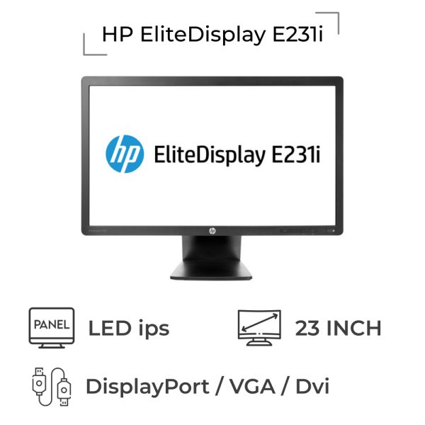 مانیتور استوک اچ پی 23 اینچ HP EliteDisplay E231i