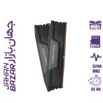 رم کامپیوتر کورسیر VENGEANCE 32GB 16GB×2 5200MHz CL40 DDR5