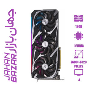 کارت گرافیک استوک ایسوس ASUS RTX 3060 ROG Strix OC 12GB