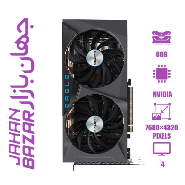 کارت گرافیک گیگابایت GIGABYTE RTX 3060 Ti EAGLE 8G