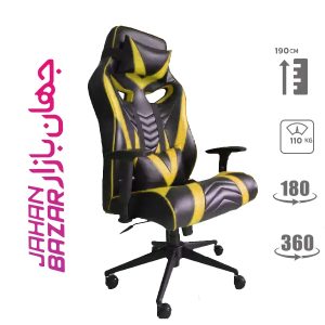 صندلی گیمینگ ارزان طرح DXRACER مدل دیزل مشکی زرد