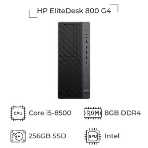 کیس استوک تاور HP EliteDesk 800 G4 پردازنده i5 نسل 8