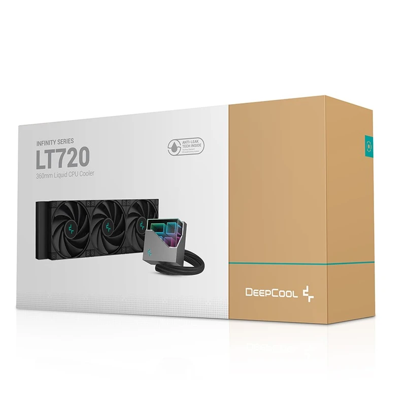 فن پردازنده مایع دیپ کول LT720 Black DeepCool LT720 360mm CPU Liquid Cooler