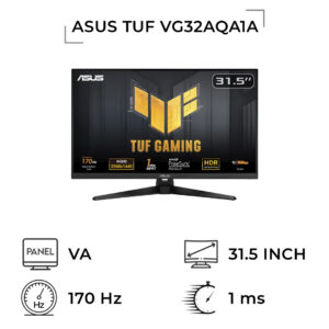 مانیتور گیمینگ ایسوس مدل TUF Gaming VG32AQA1A سایز 32 اینچ