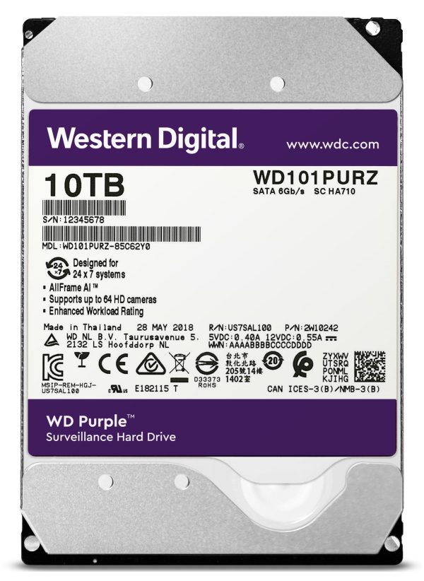 WD Purple 10TB