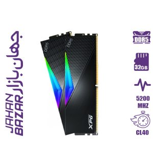 رم ای دیتا ایکس پی جی مدل لنسر Adata XPG Lancer RGB 2x16GB DDR5